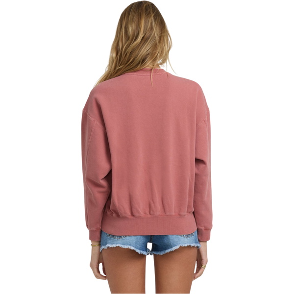 2025 Billabong Aloha Kendal-sweatshirt Til Kvinder 24B464504 - Dark Coral